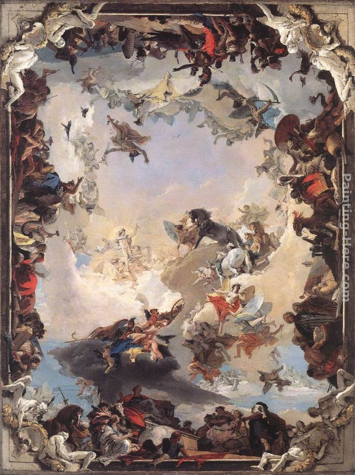 Giovanni Battista Tiepolo Allegory of the Planets and Continents